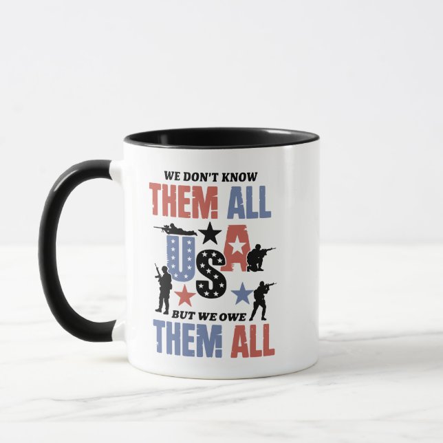 Caneca Nós não os conhecemos todos, mas nós os devemos (Esquerda)
