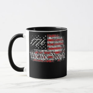 Caneca Nós, o Dia da Independência do Pessoas 1776 Vintag