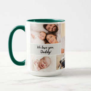Caneca Nós te amamos Papai! Primeiro dia dos pais Foto