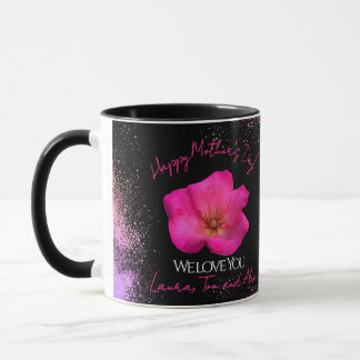 Caneca Nós te amamos - Rosa do Dia das Mães
