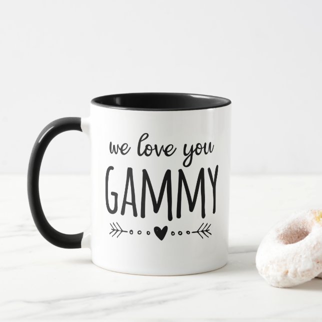 Caneca Nós Te Amamos Vovó (Com Donut)