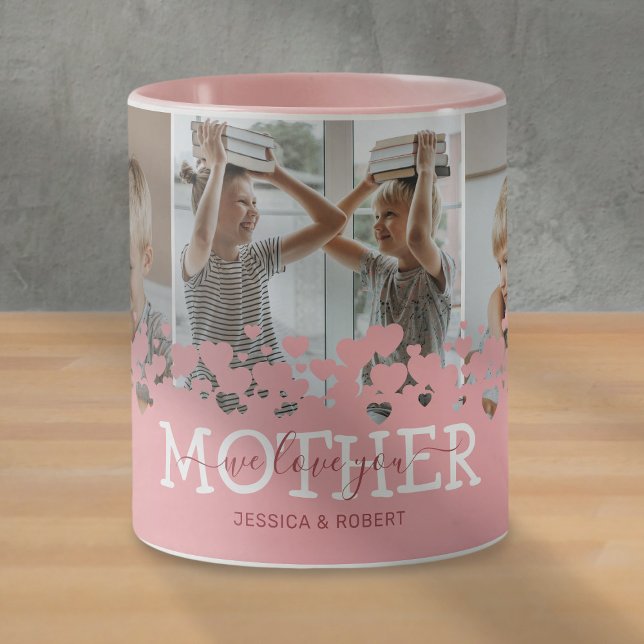 Caneca Nós Te Amo Mãe 3 Foto (Criador carregado)