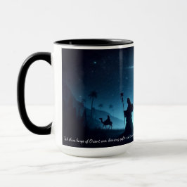 Caneca Nós Três Reis Natividade Café Café de Natal