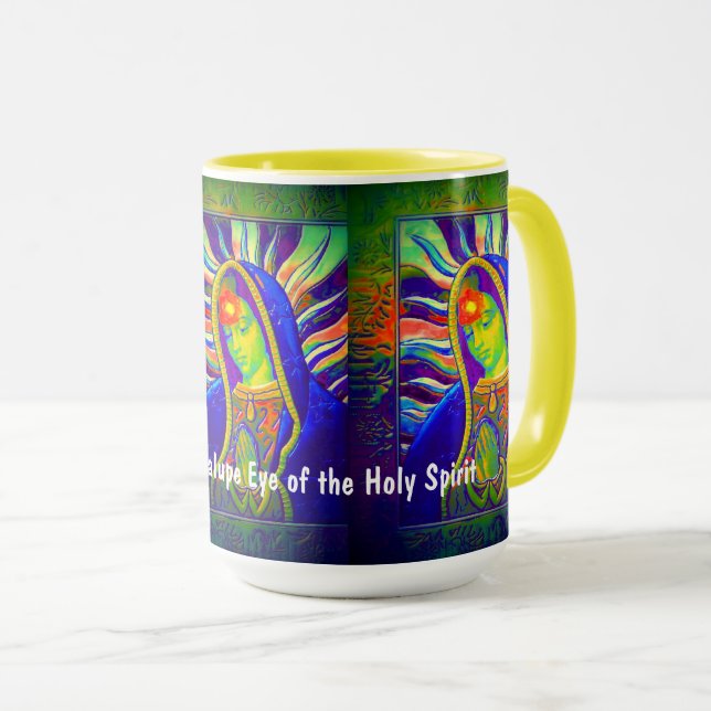 Caneca Nossa Senhora de Guadalupe é o Espírito Santo (Frente Esquerda)