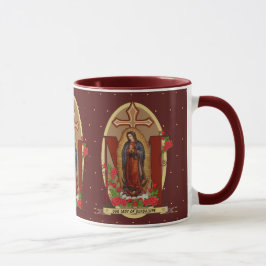 Caneca Nossa Senhora de Guadalupe Papais noeis Maria Virg