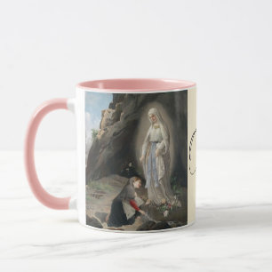 Caneca Nossa Senhora de Lourdes, Santo católico Mug de Ca