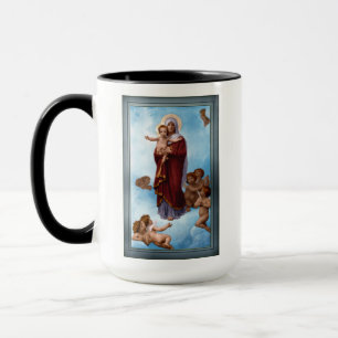 Caneca Nossa Senhora dos Anjos por William Bouguereau