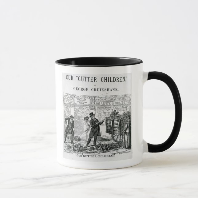 Caneca Nossas crianças da calha, 1869 (Direita)