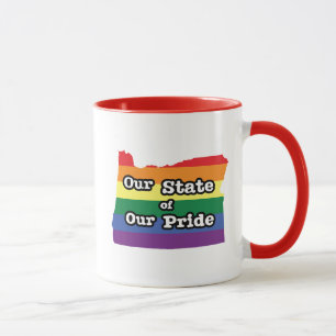 Caneca Nosso Estado de Orgulho Oregon