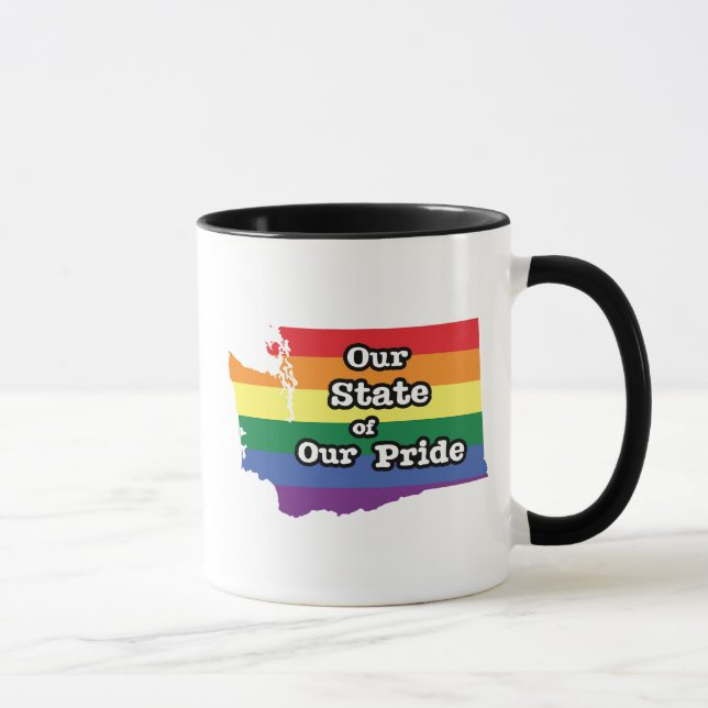 Caneca Nosso Estado de Orgulho| Washington (Direita)