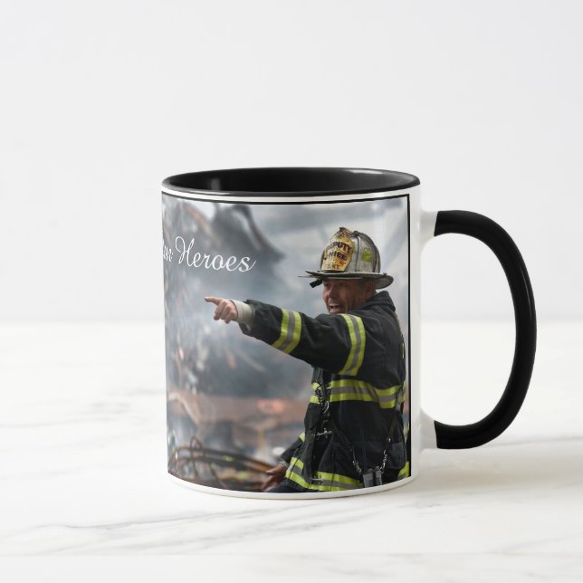 Caneca "Nosso Herói", Caneca de apoio ao Bombeiro (Direita)