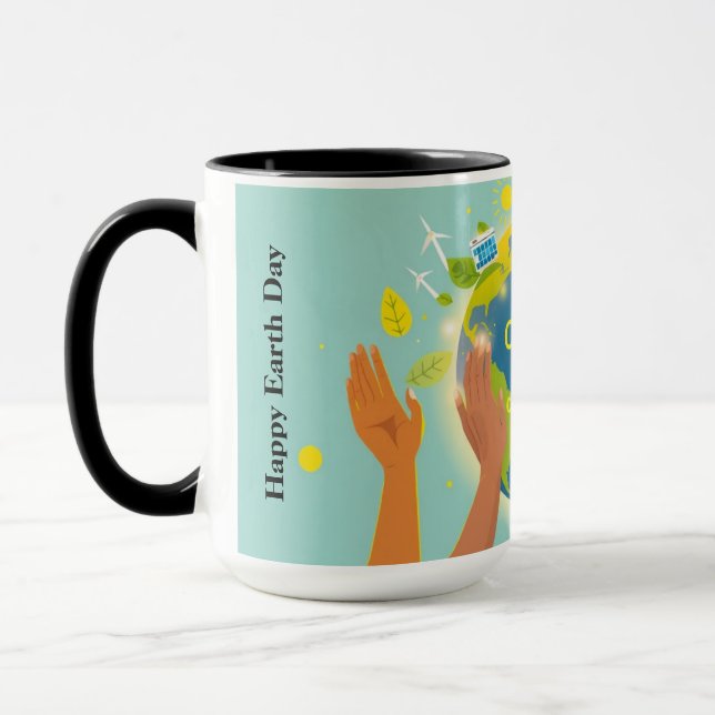 Caneca Nosso Poder Nosso Planeta Empoderamento Radiante (Esquerda)