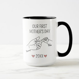 Caneca Nosso Primeiro Dia das Mães