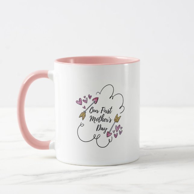 Caneca Nosso primeiro dia das mães (Esquerda)