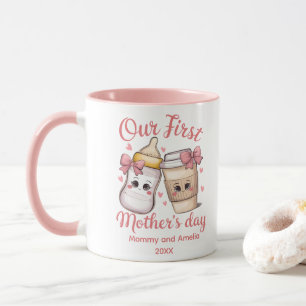 Caneca Nosso primeiro Dia de as mães