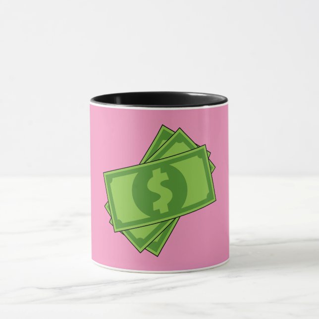 Caneca Notas de Dinheiro do Cartoon (Centro)