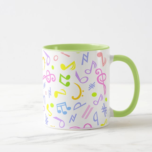 Caneca notas musicais (Direita)