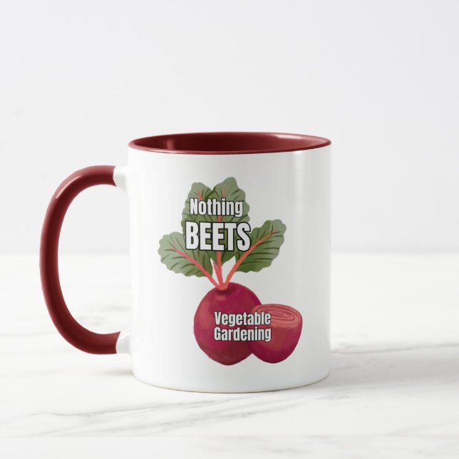 Caneca "Nothing Beets Vegetable Gardening" Coffee Mug (Esquerda)