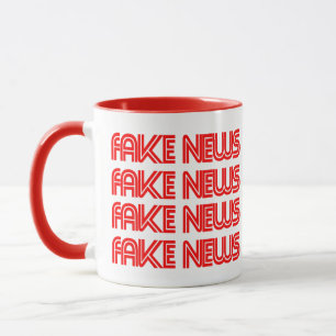 Caneca Notícias falsas