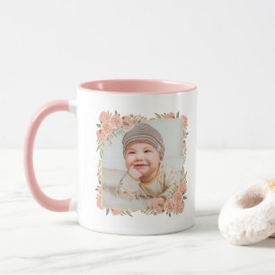 Caneca Nova Avó Mugs Bebê Nome Fotográfico Melhor Avó