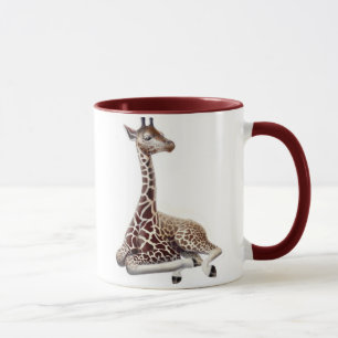 Caneca nova da campainha do girafa