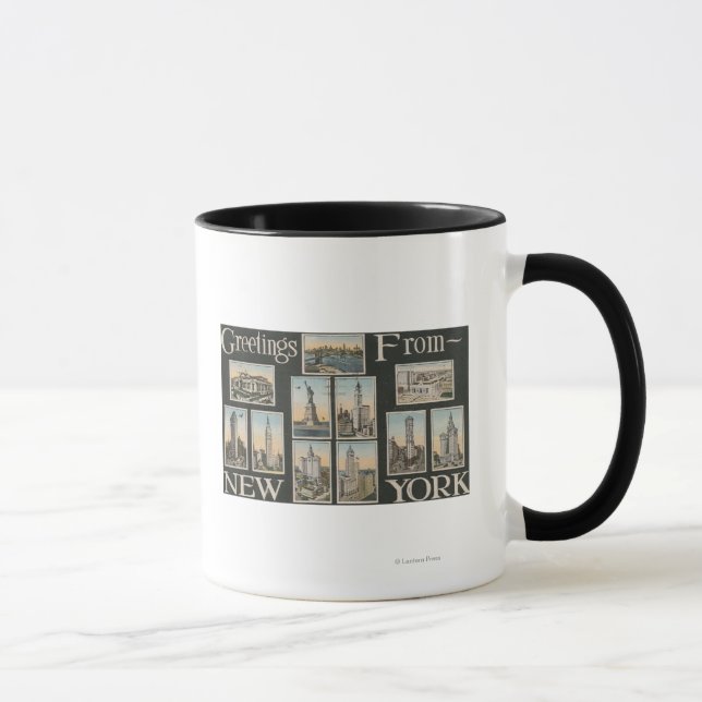 Caneca Nova Iorque, New YorkSaudações (Direita)