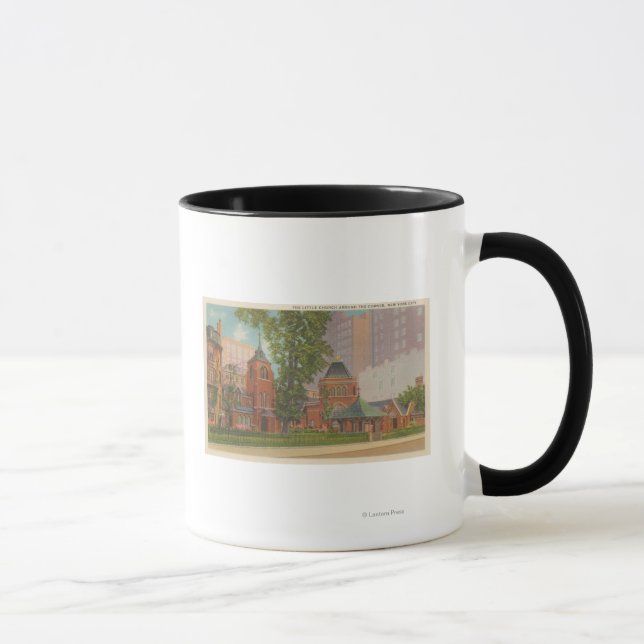 Caneca Nova Iorque, Nova Iorque - A Pequena Igreja (Direita)