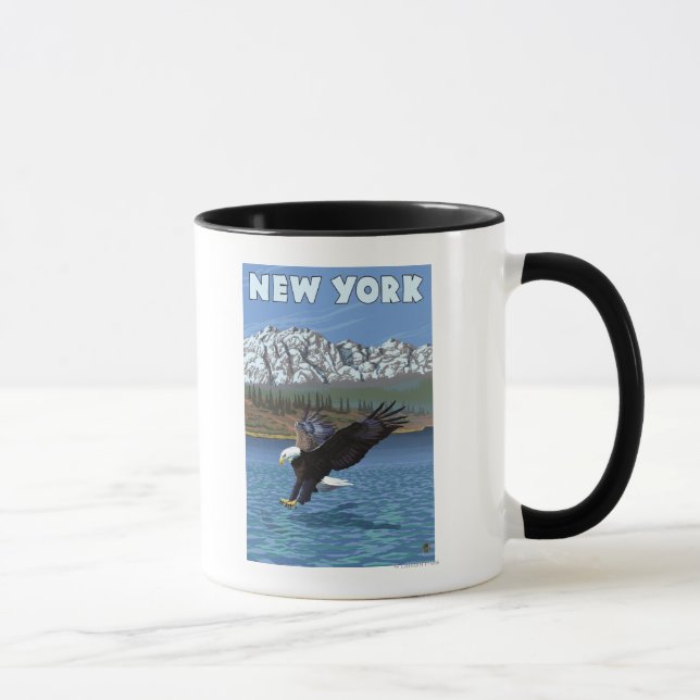 Caneca Nova IorquePesca da Águia (Direita)