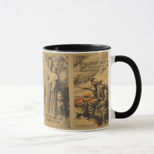 Caneca "Nova Jersey deve lutar..." WW I Mug