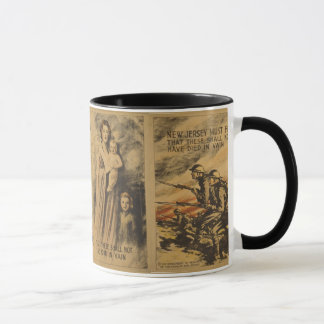 Caneca "Nova Jersey deve lutar..." WW I Mug