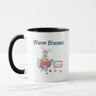 Caneca Nova Nana de Camisetas e presentes de aviões-Menin