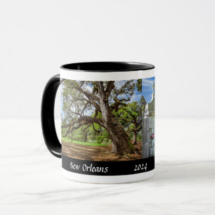 Caneca Nova Orleans, Louisiana, Carvalho Vivo & Cemitério