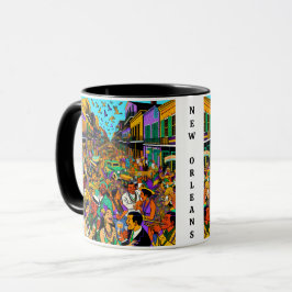Caneca Nova Orleans, Pessoas Louisiana se divertindo