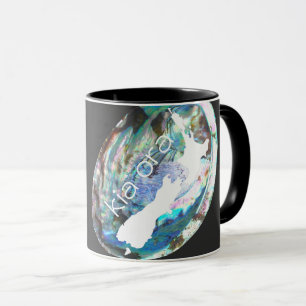 CANECA NOVA ZEALAND PAUA SHELL KIA OU PERSONALIZADA NZ KI