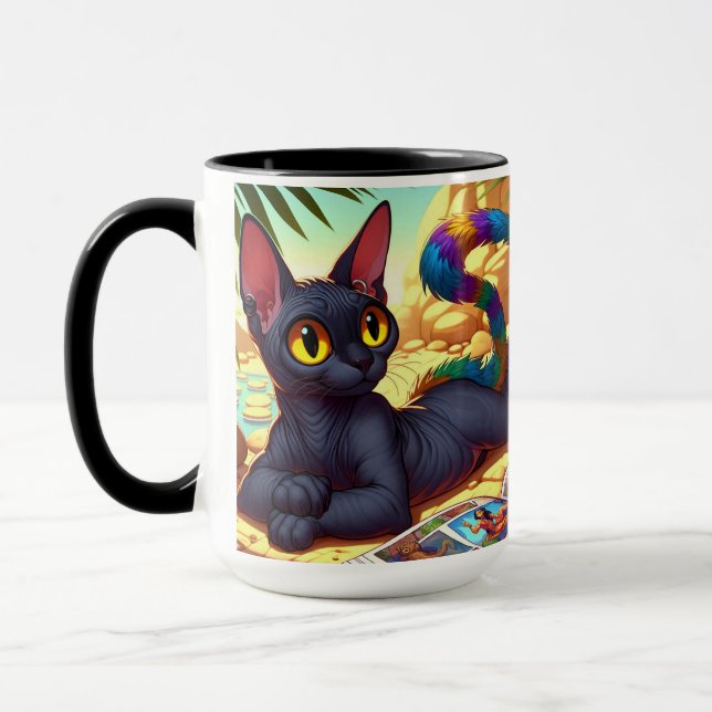 Caneca #NovaCatAdventures Ejyptian Classic Mug, 11 oz (Esquerda)