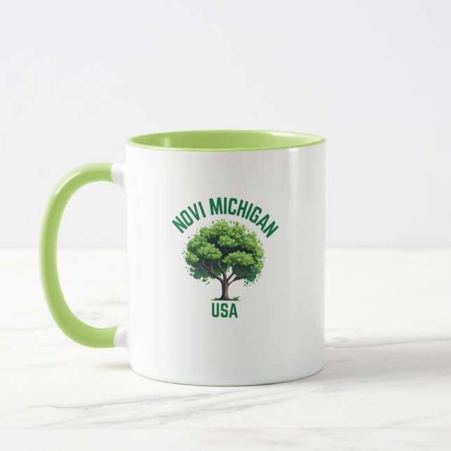 Caneca Novi Michigan Hometown Coffee Mug (Esquerda)