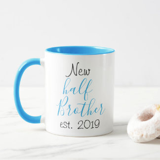 Caneca Novo Meio-Irmão Parente da Família Azul