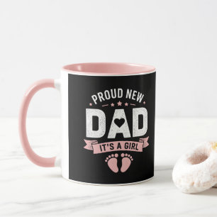 Caneca Novo papai É uma garota
