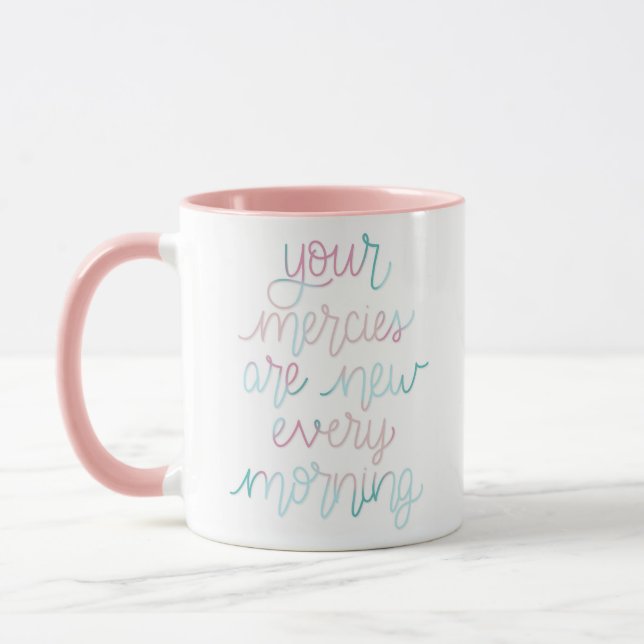 Caneca Novos Compaixões Pastel Mug (Esquerda)
