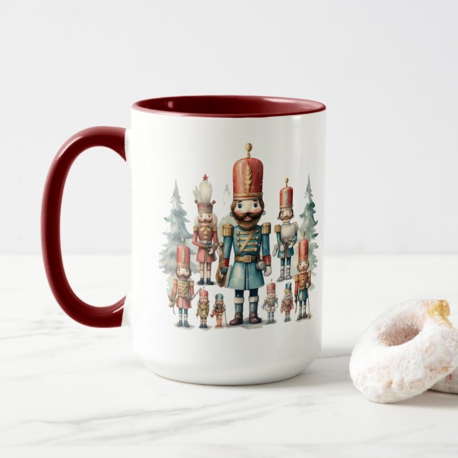 Caneca Noz-pirata de Natal esfestivo (Com Donut)