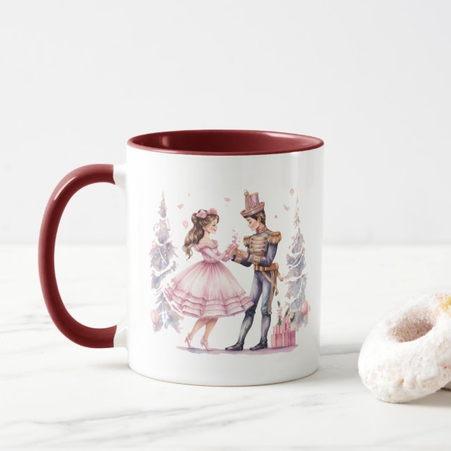 Caneca Noz-pirata de Natal esfestivo (Com Donut)