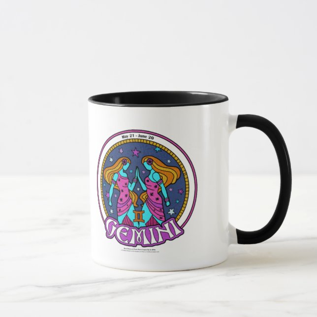 Caneca NP Gemini Black Ringer Mug (Direita)
