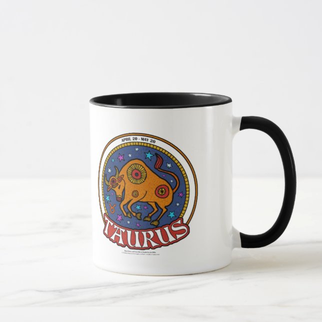 Caneca NP Taurus Black Ringer Mug (Direita)