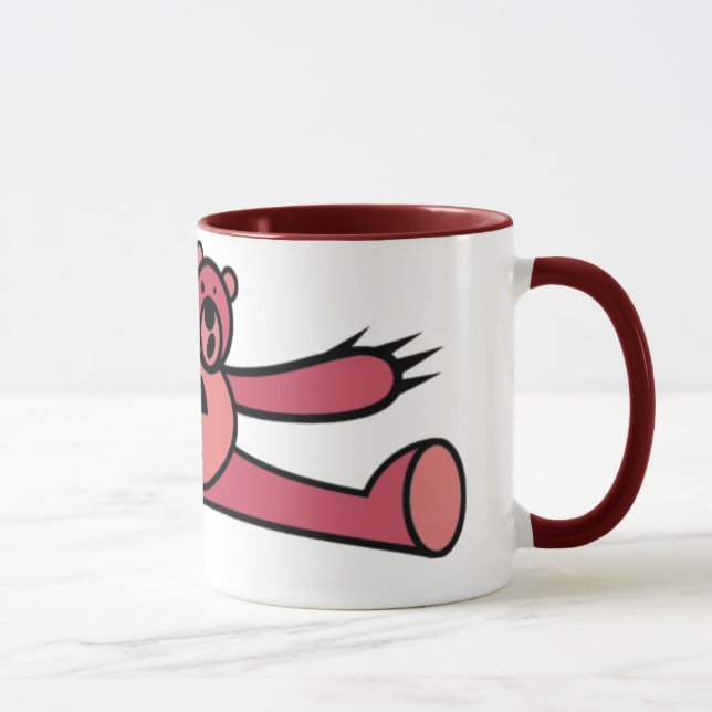 Caneca nucBEAR. (rosa) (Direita)