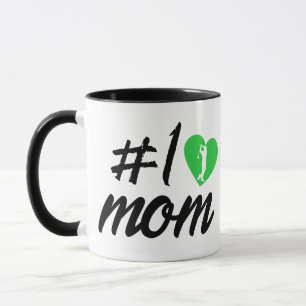 Caneca Número 1, mãe de golfe dia de as mães Presente de