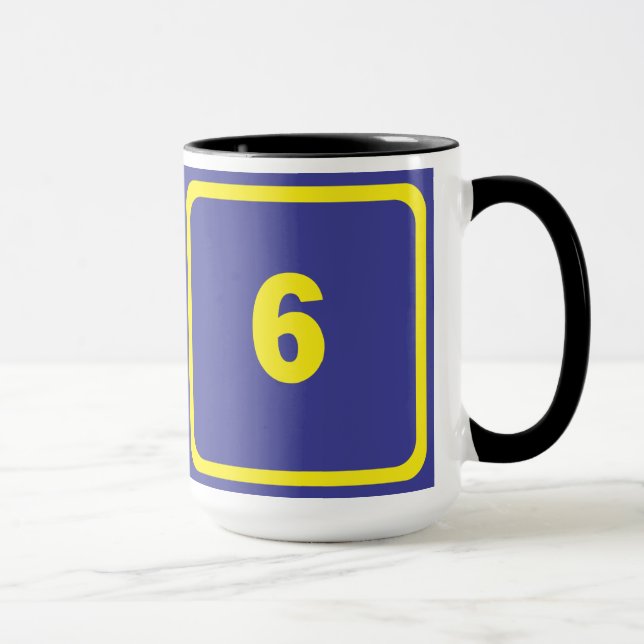 Caneca Número 6 (Direita)