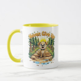 Caneca Nunca Desistam Da Adventure Dog Mug - Motivação