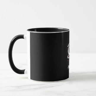Caneca Nunca fique entre uma garota e sua terra nova