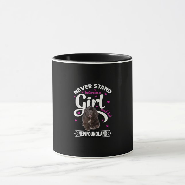 Caneca Nunca Fique Entre Uma Garota E Sua Terra Nova (Centro)