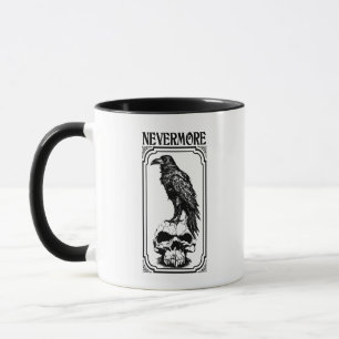 Caneca Nunca mais Edgar Allan Poe - Raven